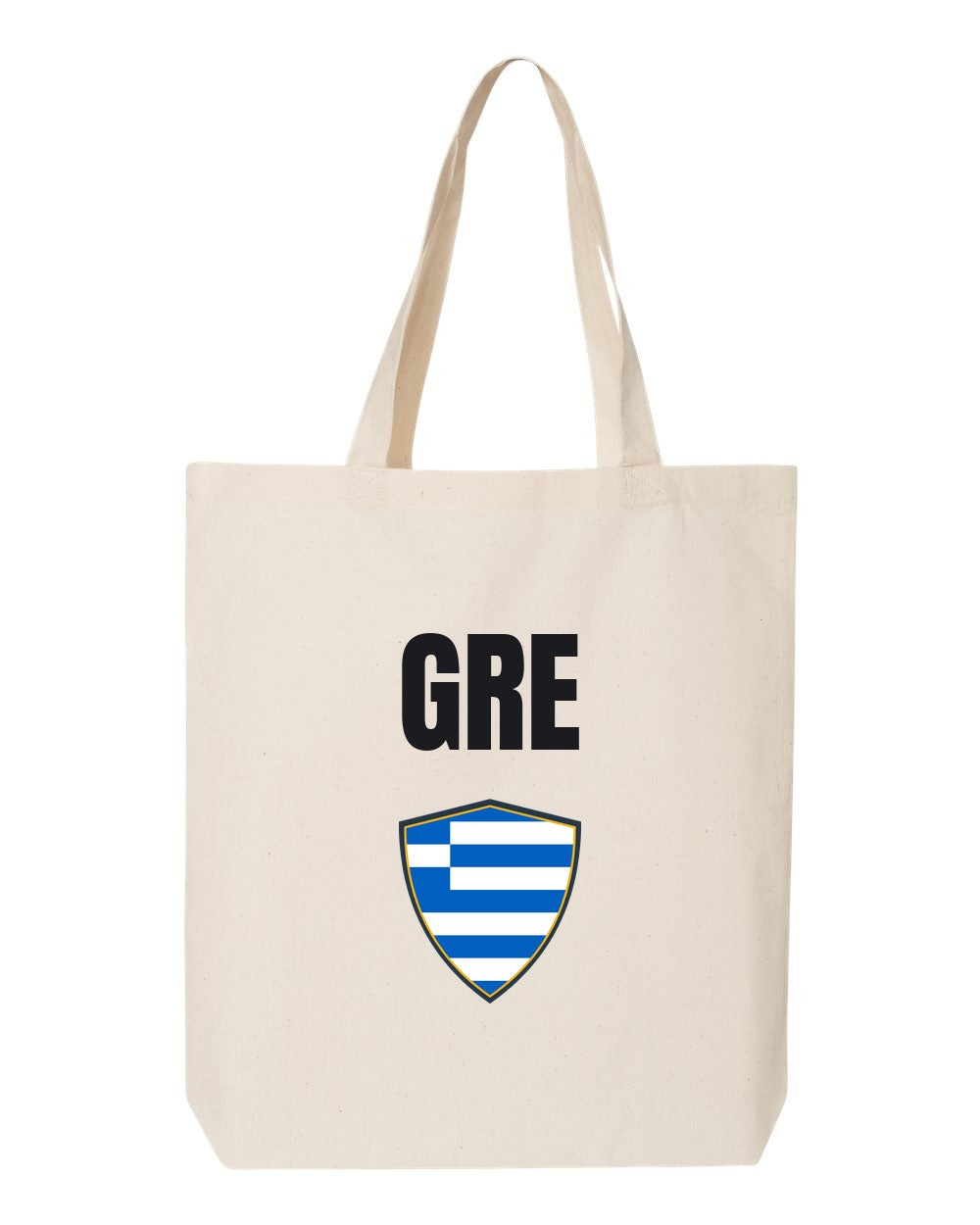Greece Soccer Tote Bag — National Crest Badge | NYC Factory