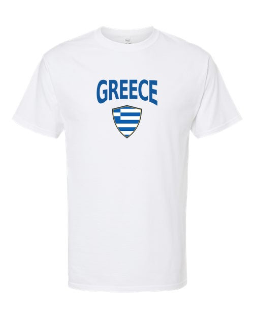 Greece Arched Crest Soccer Tee — NYC Factory