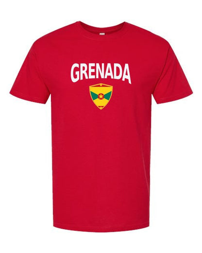 Grenada Arched Crest Soccer Tee — NYC Factory