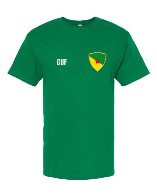 French Guiana Soccer Tee — Retro National Crest | NYC Factory