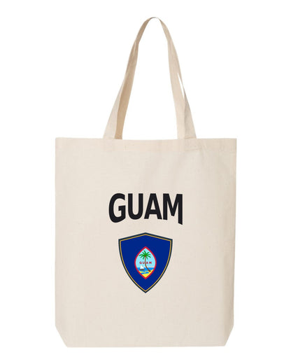 Guam Soccer Tote Bag — Arched National Crest | NYC Factory