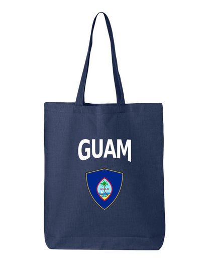Guam Soccer Tote Bag — Arched National Crest | NYC Factory