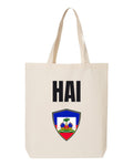 Haiti Soccer Tote Bag 2026 — National Crest Badge | NYC Factory