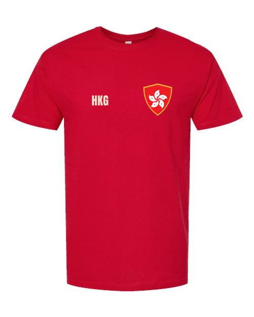 Hong Kong Soccer Tee — Retro National Crest | NYC Factory