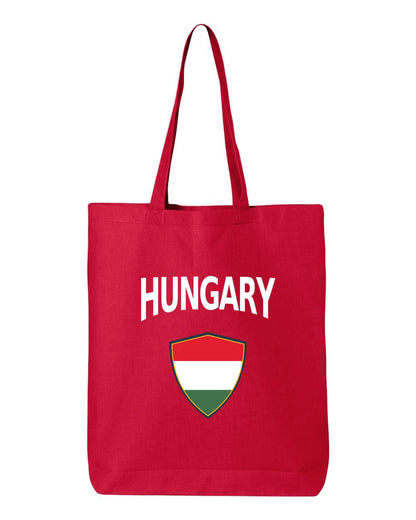 Hungary Soccer Tote Bag — Arched National Crest | NYC Factory