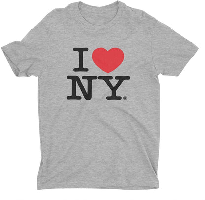 I Love NY Kids T-Shirt Officially Licensed Unisex Tee (Youth, Heather Gray)