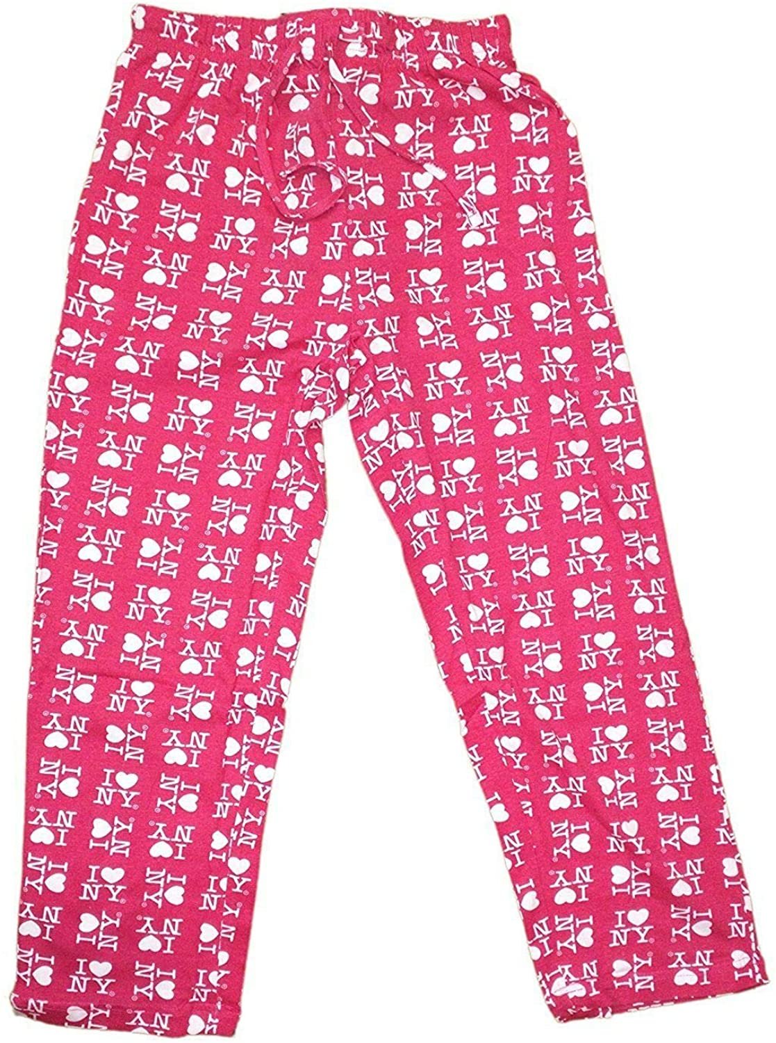 I Love NY Lounge Pants Pajama Bottoms New York Sleepwear