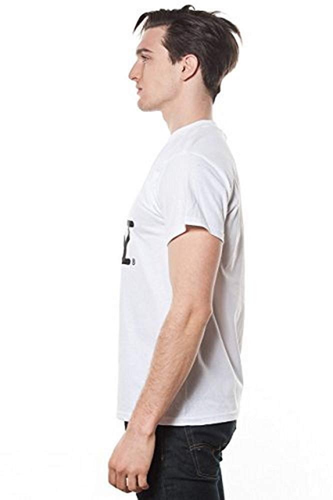 I Love NY Mens Short Sleeve T-Shirt White (Medium)