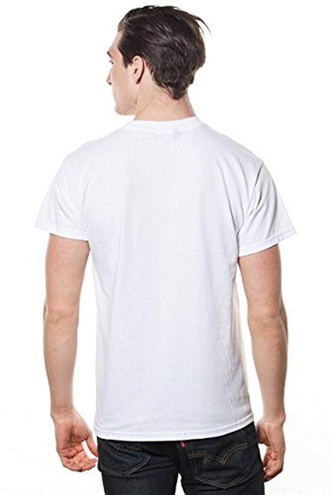 I Love NY Mens Short Sleeve T-Shirt White (Medium)