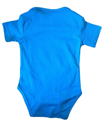 I Love NY New York Baby Infant Screen Printed Heart Bodysuit Turquoise