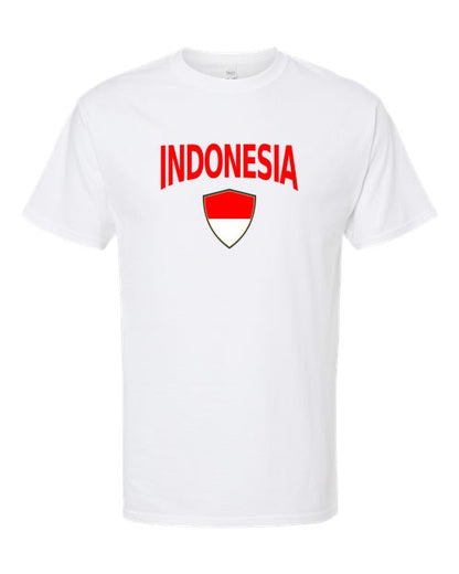 Indonesia Arched Crest Soccer Tee — NYC Factory