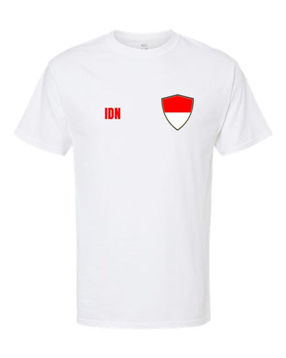 Indonesia Soccer Tee — Retro National Crest | NYC Factory