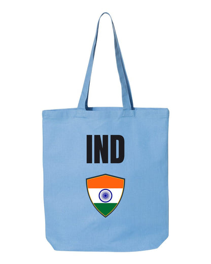 India Soccer Tote Bag — National Crest Badge | NYC Factory