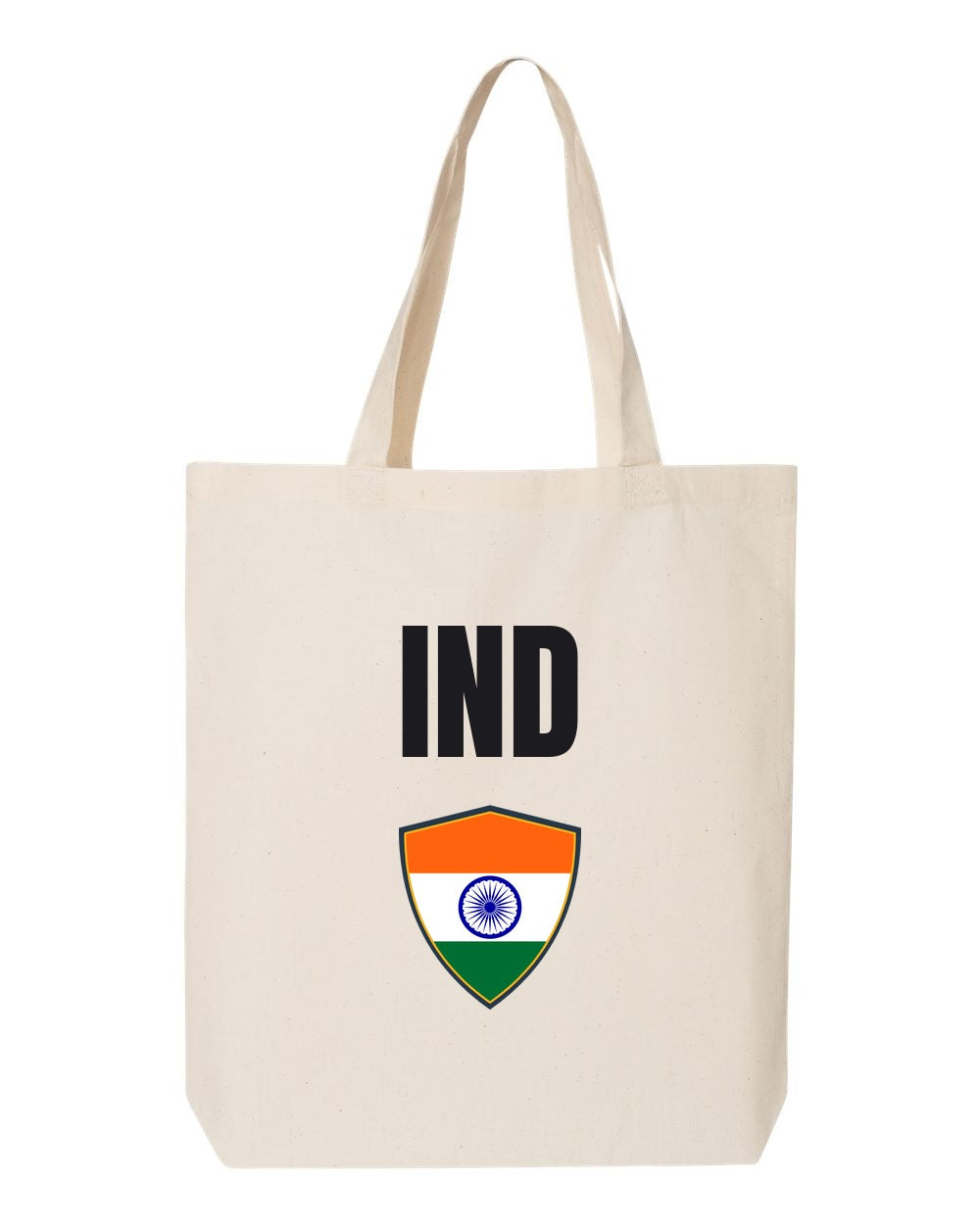 India Soccer Tote Bag — National Crest Badge | NYC Factory