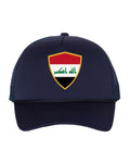 Iraq Soccer Trucker Cap 2026 — Retro National Crest | NYC Factory
