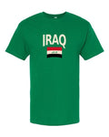 Iraq Soccer Tee 2026 — Classic Name & Flag | NYC Factory