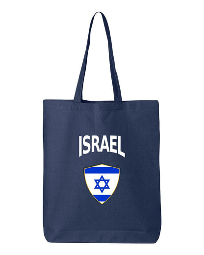 Israel Soccer Tote Bag — Arched National Crest | NYC Factory