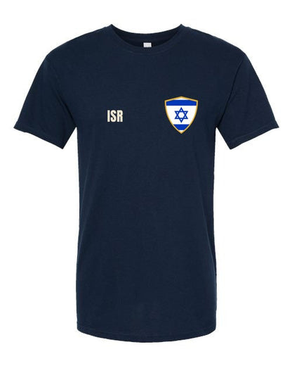 Israel Soccer Tee — Retro National Crest | NYC Factory