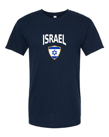Israel Arched Crest Soccer Tee — NYC Factory