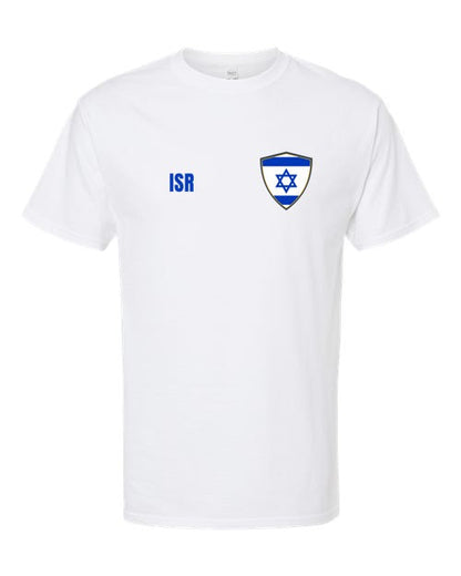 Israel Soccer Tee — Retro National Crest | NYC Factory