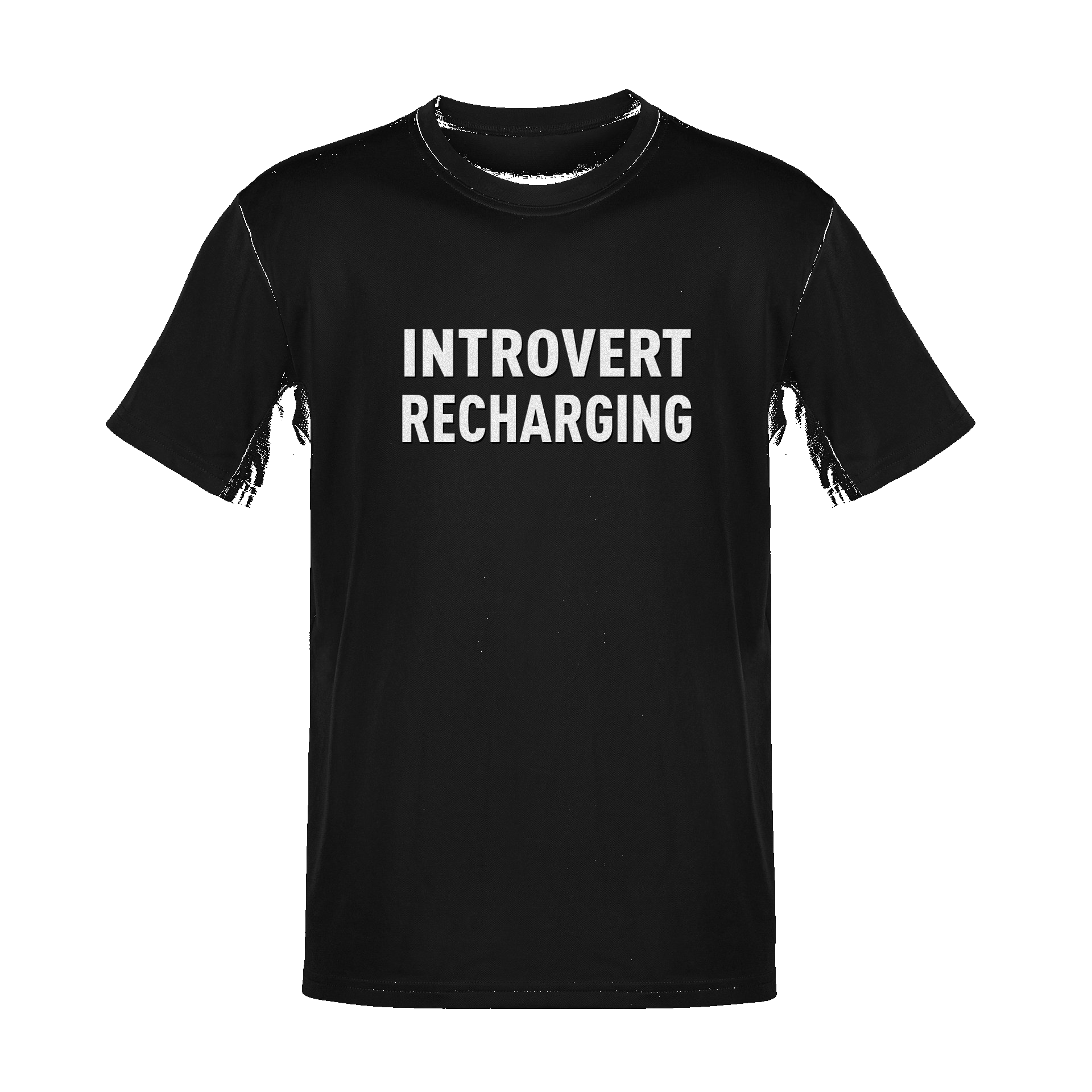 Unisex Introvert Recharging Soft Cotton Tee