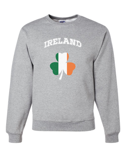 Ireland Flag Retro Design Custom Crewneck Sweatshirt