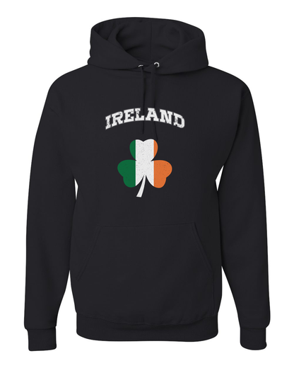 Ireland Flag Retro Design Custom Hoodie