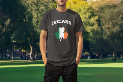 Ireland Flag Retro Design Custom T-Shirt