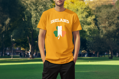 Ireland Flag Retro Design Custom T-Shirt