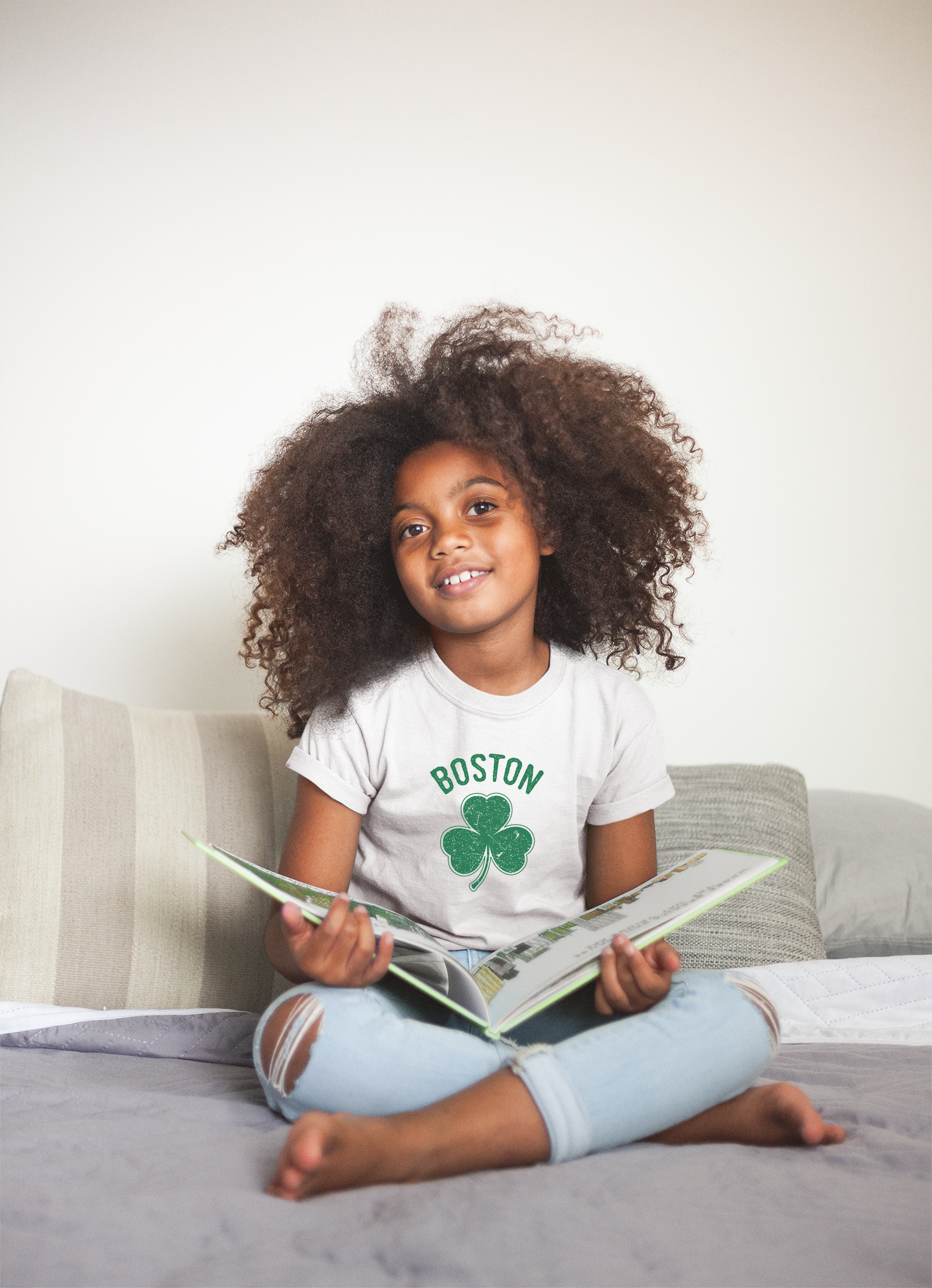 St. Patrick's Day Tee Boston T-Shirt Shamrock Men's / Ladies / Kids