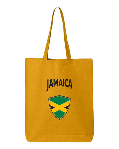 Jamaica Soccer Tote Bag — Arched National Crest | NYC Factory