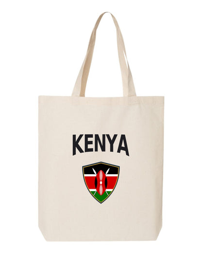 Kenya Soccer Tote Bag — Arched National Crest | NYC Factory