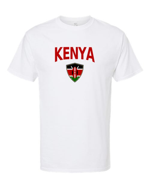 Kenya Arched Crest Soccer Tee — NYC Factory