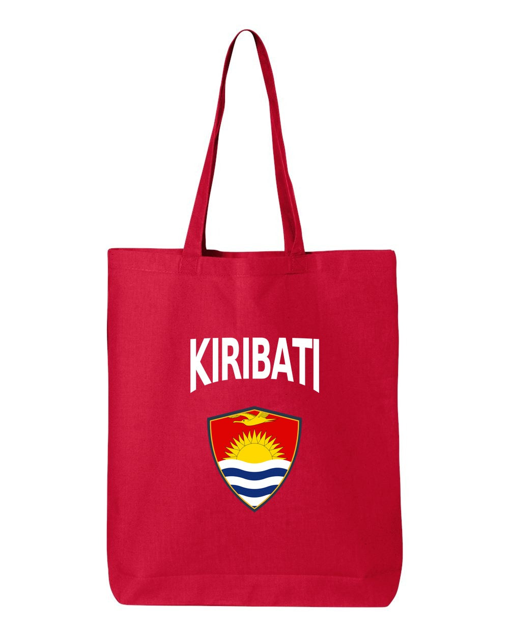 Kiribati Soccer Tote Bag — Arched National Crest | NYC Factory