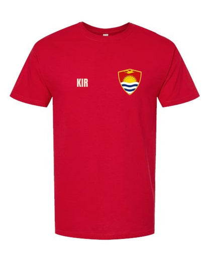 Kiribati Soccer Tee — Retro National Crest | NYC Factory
