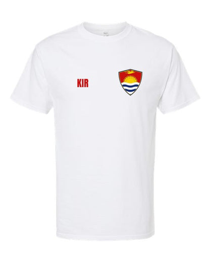 Kiribati Soccer Tee — Retro National Crest | NYC Factory