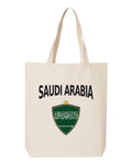 Saudi Arabia Soccer Tote Bag 2026 — Arched National Crest | NYC Factory