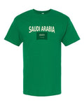 Saudi Arabia Soccer Tee 2026 — Classic Name & Flag | NYC Factory