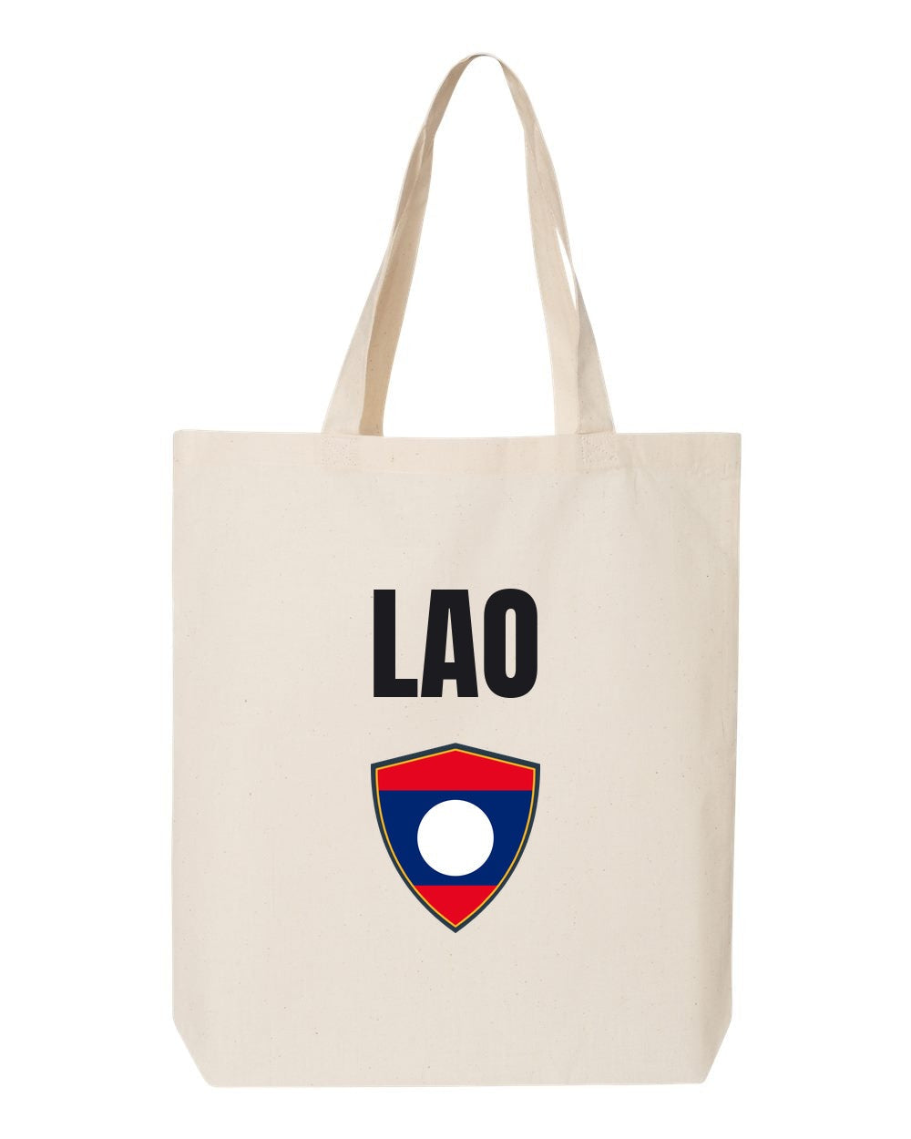 Laos Soccer Tote Bag — National Crest Badge | NYC Factory