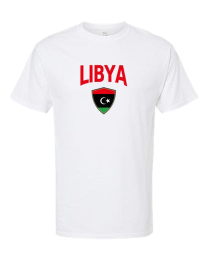 Libya Arched Crest Soccer Tee — NYC Factory