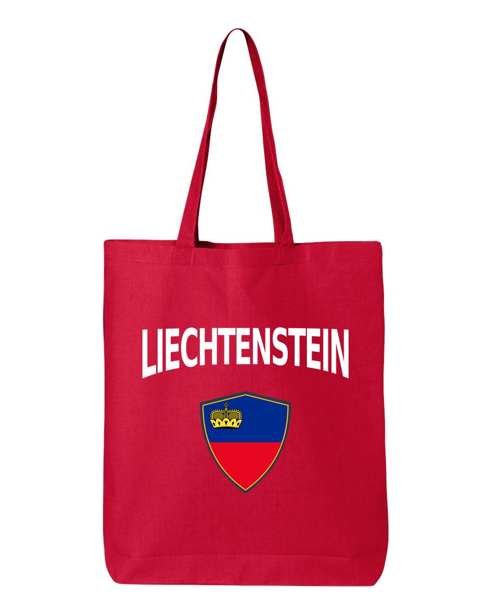 Liechtenstein Soccer Tote Bag — Arched National Crest | NYC Factory