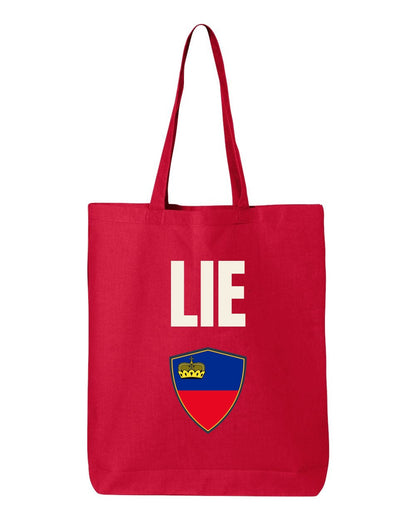 Liechtenstein Soccer Tote Bag — National Crest Badge | NYC Factory