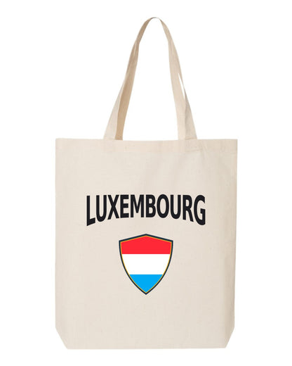 Luxembourg Soccer Tote Bag — Arched National Crest | NYC Factory
