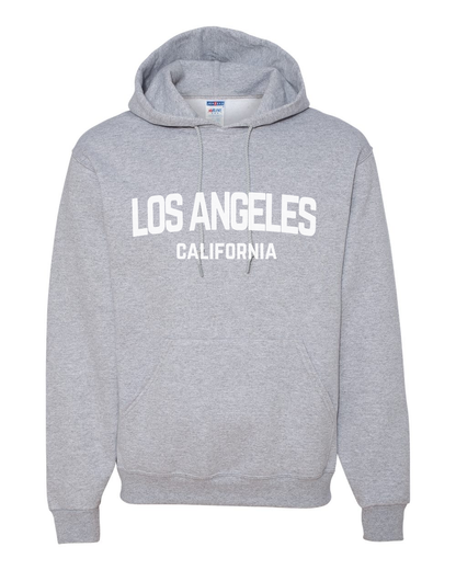Los Angeles California White Retro Design Custom Hoodie