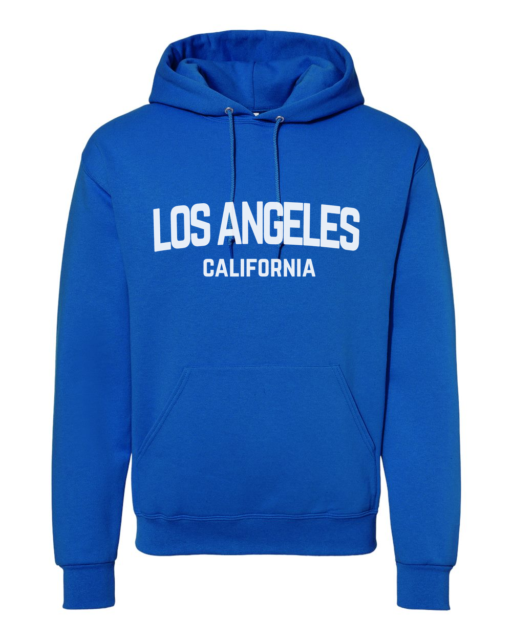 Los Angeles California White Retro Design Custom Hoodie