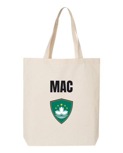 Macau Soccer Tote Bag — National Crest Badge | NYC Factory