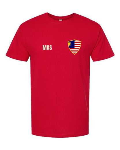 Malaysia Soccer Tee — Retro National Crest | NYC Factory