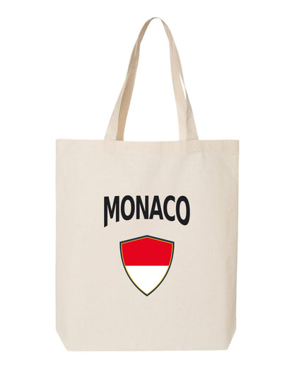 Monaco Soccer Tote Bag — Arched National Crest | NYC Factory