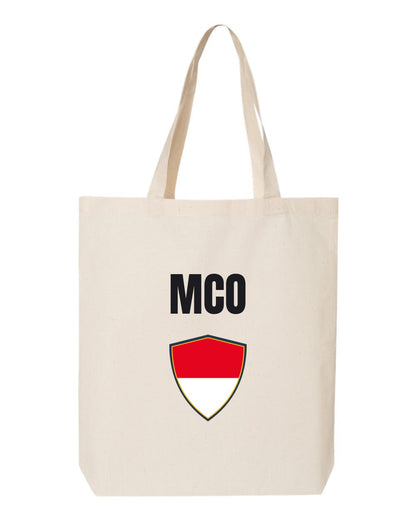 Monaco Soccer Tote Bag — National Crest Badge | NYC Factory