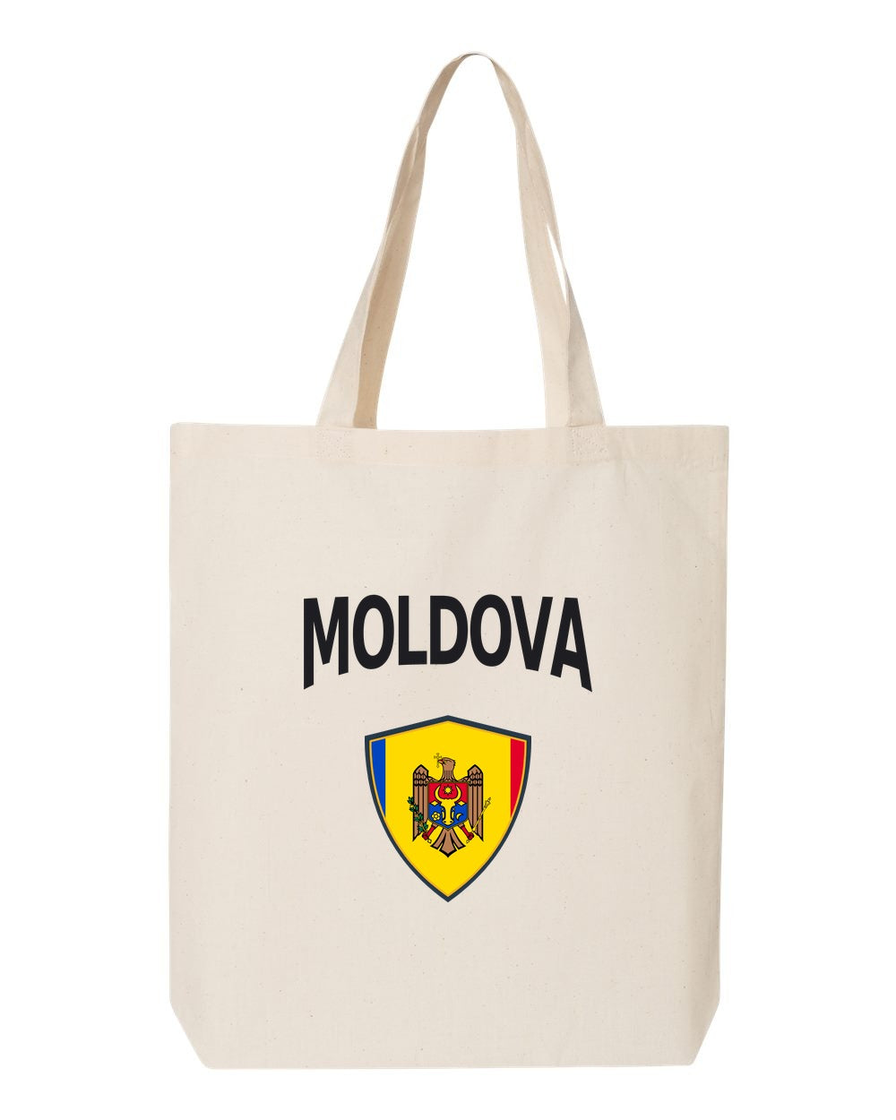Moldova Soccer Tote Bag — Arched National Crest | NYC Factory